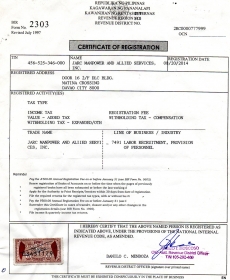 JARC B.I.R REGISTRATION